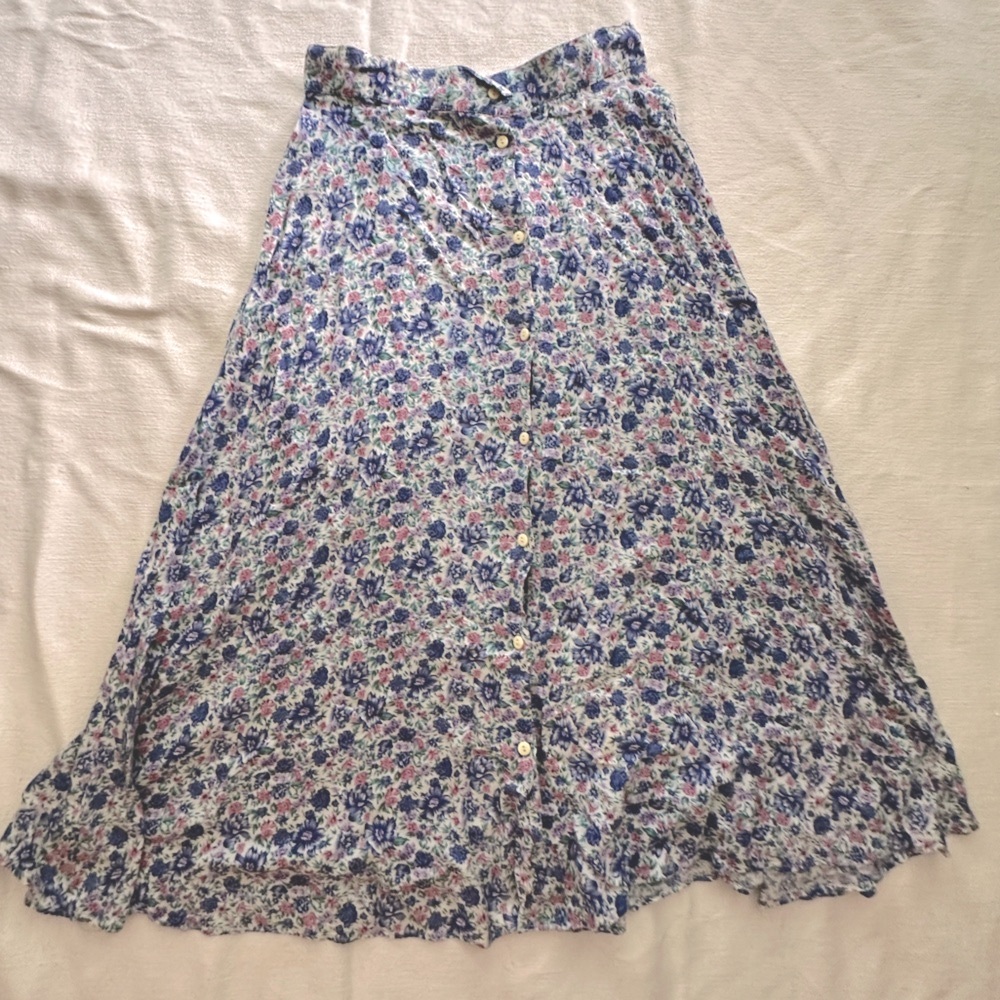 Vintage floral skirt